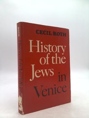 Bild des Verkufers fr History of the Jews in Venice zum Verkauf von ThriftBooksVintage