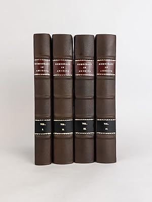 Bild des Verkufers fr DEMOCRACY IN AMERICA [Four volumes] [Sir Robert Peel's copies] zum Verkauf von Second Story Books, ABAA