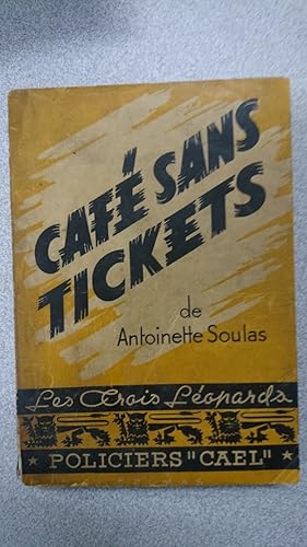 Imagen del vendedor de Caf sans tickets a la venta por Dmons et Merveilles