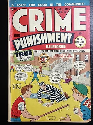 Crime and Punishment Illustrories Comic #10, January 1949