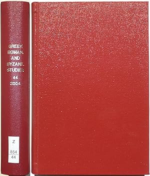 Greek, Roman and Byzantine Studies, Volume 44 (2004).