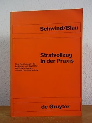 Bild des Verkufers fr Strafvollzug in der Praxis. Eine Einfhrung in die Probleme und Realitten des Strafvollzuges und der Entlassenenhilfe zum Verkauf von Antiquariat Weber