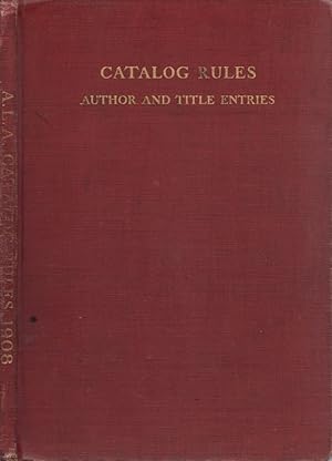 Catalog Rules Author and Title Entries