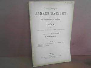 Über Bernhard Pez und dessen Briefnachlass. (106 S.). (= Beitrag im 39.Jahresbericht des k.k. Sti...