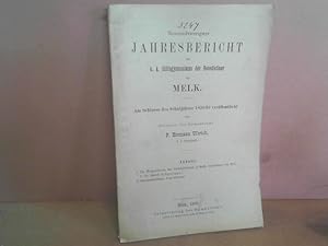 Imagen del vendedor de Die Wiegendrucke der Stiftsbibliothek in Melk. (64 S.). (= Beitrag im 49.Jahresbericht des k.k. Stiftsgymnasiums der Benedictiner zu Melk. a la venta por Antiquariat Deinbacher