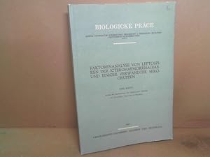 Faktorenanalyse von Leptospiren der Icterohaemorrhagiae und einiger verwandter Serogruppen. (= Bi...