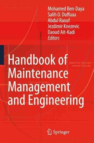 Immagine del venditore per Handbook of Maintenance Management and Engineering venduto da GreatBookPrices