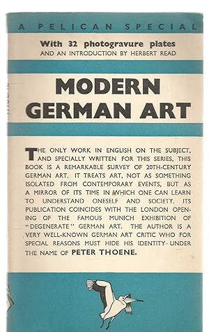 Seller image for Modern German Art for sale by Turn The Page Books