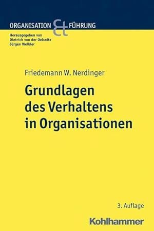 Bild des Verkufers fr Grundlagen des Verhaltens in Organisationen zum Verkauf von AHA-BUCH GmbH