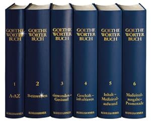 Seller image for Goethe Wrterbuch, Band 5, Leinen : Inhalt - Medizinalaufwand for sale by AHA-BUCH GmbH