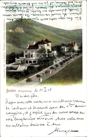 Ansichtskarte / Postkarte Baden Kanton Aargau Schweiz, Römerburg