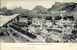 Ansichtskarte / Postkarte Emmetten Kt. Nidwalden, Kuranstalt Schöneck, Vierwaldstättersee