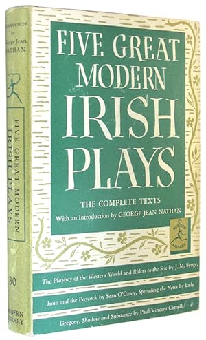 Bild des Verkufers fr Five Great Modern Irish Plays. zum Verkauf von The Bookworm