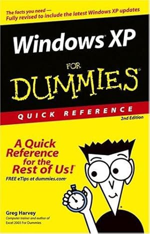 Imagen del vendedor de Windows XP For Dummies Quick Reference a la venta por WeBuyBooks