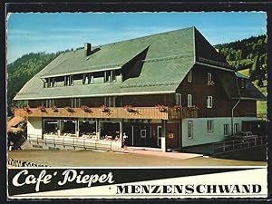 Bild des Verkufers fr Ansichtskarte Menzenschwand /Hochschwarzwald, Kaufhaus Caf Pieper zum Verkauf von Bartko-Reher