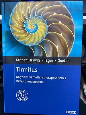 Bild des Verkufers fr Tinnitus : kognitiv-verhaltenstherapeutisches Behandlungsmanual ; mit Online-Materialien. Es rauscht im Ohr, knattert, brummt, zischt Rund acht Millionen Menschen in Deutschland leiden an Ohrgeruschen   und das ein Leben lang. Ursachen gibt es viele, Abhilfe wenig: Oftmals bleiben die Ohrgerusche   die Betroffenen mssen lernen, mit ihnen umzugehen. Dieses Manual bietet in 9 Sitzungen Informationen   zum Verstndnis der Strung,   zur Kombination von Psychotherapie mit anderen Behandlungen,   zur Abgrenzung zu beteiligten Strungsbildern. Umfassend fhrt das Buch in Theorie und Praxis der kognitiv-behavioralen Verhaltenstherapie bei Tinnitus ein. Deutsches rzteblatt PP zum Verkauf von bookmarathon