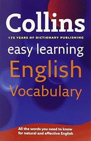 Imagen del vendedor de Easy Learning English Vocabulary (Collins Easy Learning English) a la venta por WeBuyBooks 2