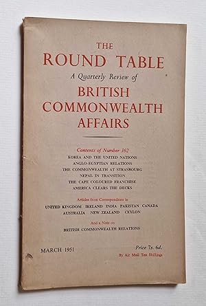 Review of British Commonwealth Affairs No. 162 (March 1951)