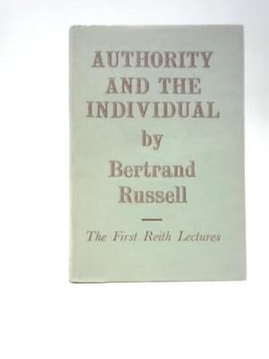 Seller image for Authority and the Individual for sale by World of Rare Books