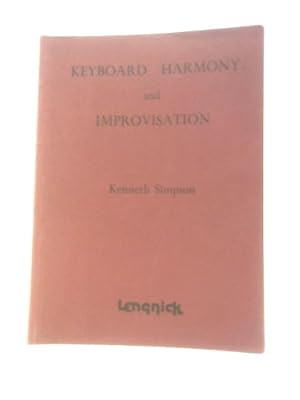 Seller image for Keyboard Harmony and Improvisation for sale by World of Rare Books