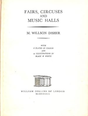 Imagen del vendedor de Fairs, Circuses and Music Halls a la venta por WeBuyBooks 2