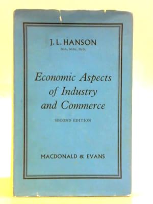 Bild des Verkufers fr Economic Aspects Of Industry And Commerce zum Verkauf von World of Rare Books