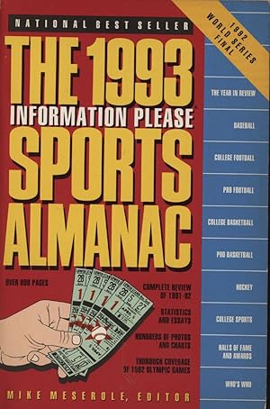Seller image for THE 1993 INFORMATION PLEASE SPORTS ALMANAC for sale by Sportspages