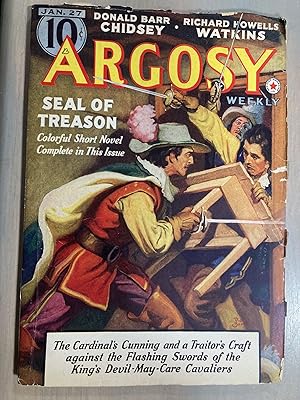 Image du vendeur pour Argosy Weekly January 27, 1940 mis en vente par biblioboy