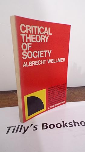 Critical Theory Of Society