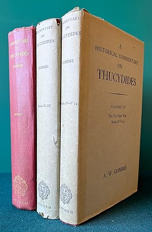 Seller image for A Historical Commentary on Thucydides (3 Volumes) Volume I: Introduction and Commentary on Book I; Volume II: The Ten Years' War Books II-III; Vol III: The Ten Years' War Books IV-V 24 for sale by Chaucer Bookshop ABA ILAB