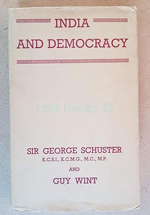 Image du vendeur pour India and Democracy mis en vente par All Lost Books
