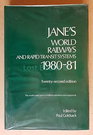 Jane's World Railways and Rapid Transit Systems 1980-81