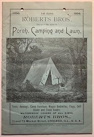 Roberts Bros' Price List of Goods Suitable for Porch, Camping and Lawn--June 1890