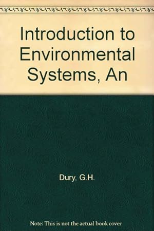 Bild des Verkufers fr Introduction to Environmental Systems, An zum Verkauf von WeBuyBooks