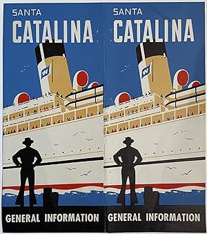 Five 1920s-1930s Catalina Island, Long Beach, California Travel Pamphlets and Booklets
