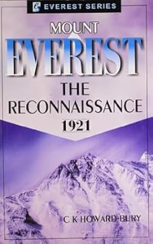 Imagen del vendedor de Mount Everest: The Reconnaissance a la venta por WeBuyBooks