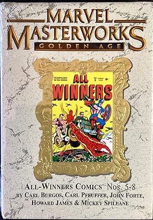 Bild des Verkufers fr MARVEL MASTERWORKS Vol. 71 (Variant Gold Foil Edition) - GOLDEN AGE : ALL-WINNERS COMICS Nos. 5-8 zum Verkauf von OUTSIDER ENTERPRISES