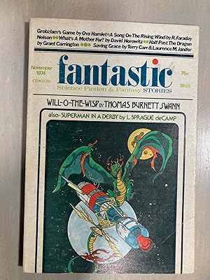 Image du vendeur pour Fantastic Science Fiction & Fantasy Stories November 1974 mis en vente par biblioboy