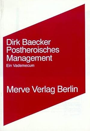 Bild des Verkufers fr Baecker,Posth.Management zum Verkauf von Che & Chandler Versandbuchhandlung