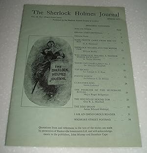 The Sherlock Holmes Journal, Spring 1975 // The Photos in this listing are of the magazine that i...