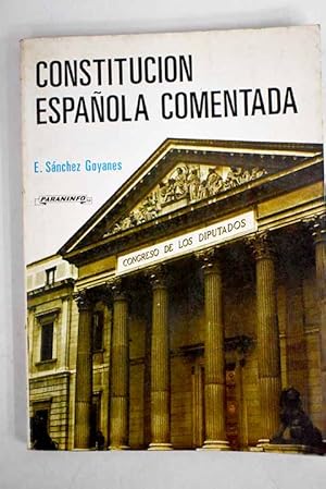 Imagen del vendedor de Constitucin espaola comentada a la venta por Alcan Libros