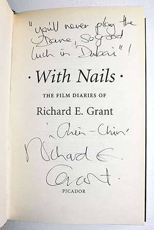 Bild des Verkufers fr With Nails - The film diaries of Richard E. Grant zum Verkauf von Dendera