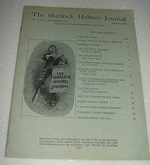 The Sherlock Holmes Journal, Winter 1976 // The Photos in this listing are of the magazine that i...