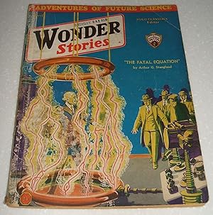 Wonder Stories for April 1933 // The Photos in this listing are of the magazine that is offered f...