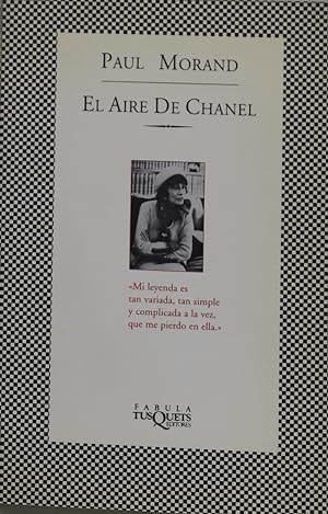 Image du vendeur pour El aire de Chanel mis en vente par Librera Alonso Quijano