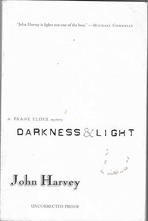 Imagen del vendedor de Darkness & Light. A Frank Elder mystery a la venta por BASEMENT BOOKS