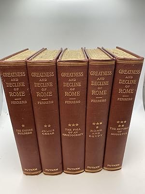 Seller image for GREATNESS AND DECLINE OF ROME [FIVE VOLUMES] for sale by Second Story Books, ABAA