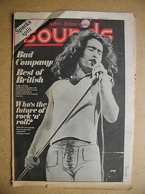 Immagine del venditore per Sounds. January 3, 1976. venduto da N. G. Lawrie Books