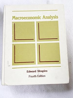 Seller image for Macroeconomic analysis 1978 HC for sale by Miki Store