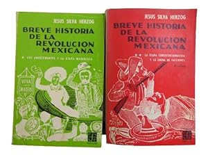 Imagen del vendedor de Breve Historia De La Revolucion Mexicana ( 2 Tomos ) a la venta por Librera Aves Del Paraso